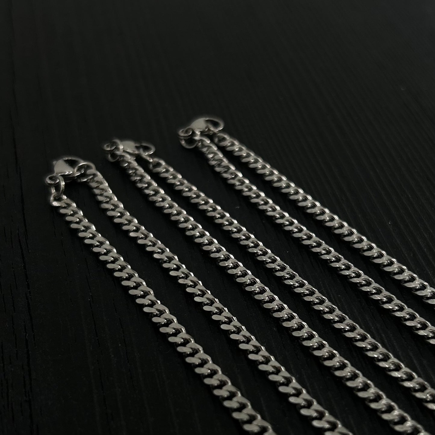 7mm Curb Chain Necklace in Stainless Steel